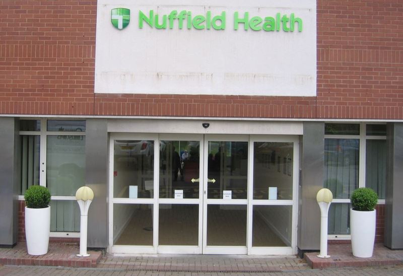 Nuffield Health Plant displays Leamington Spa