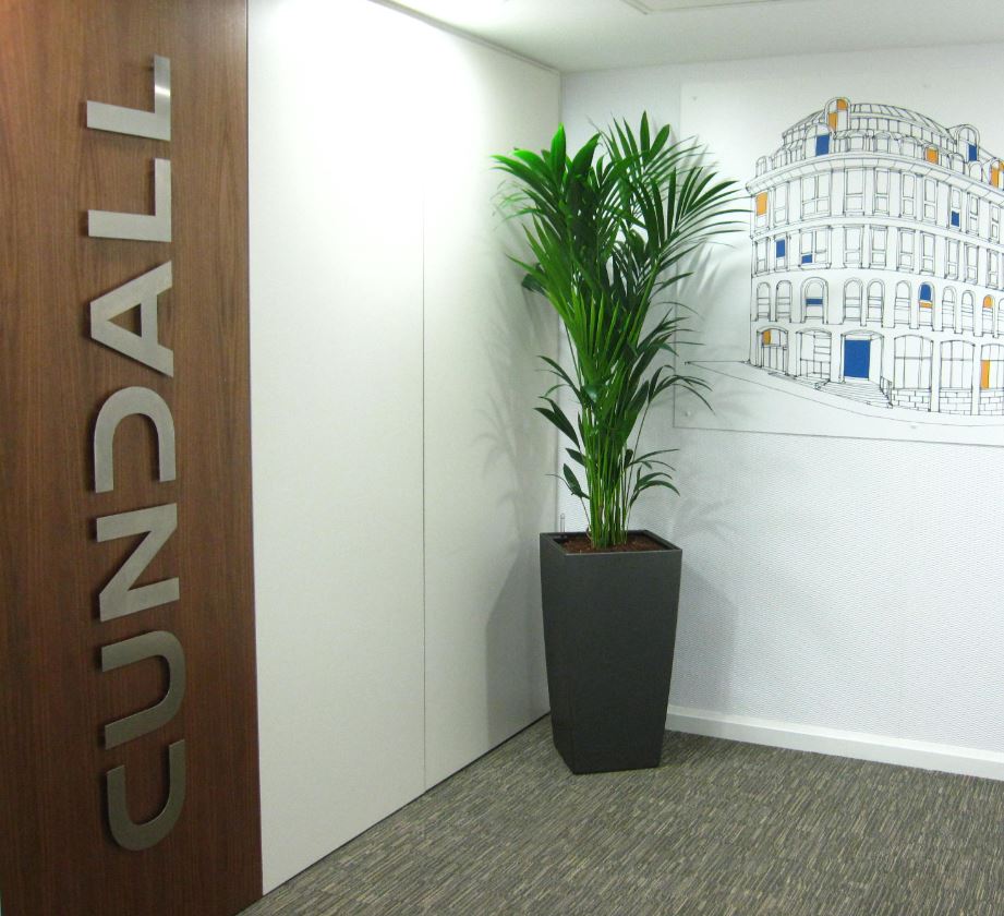 Plant Display in the main office entrance