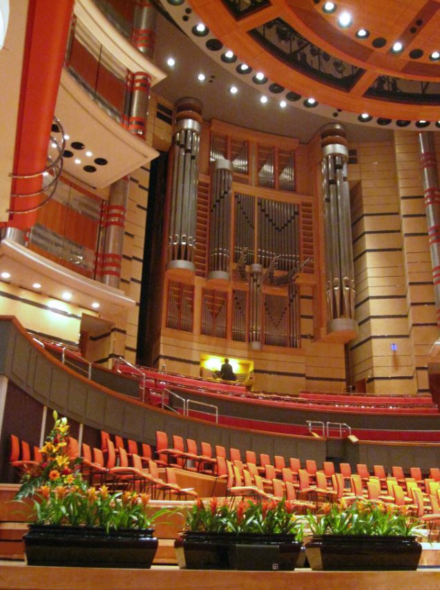 Barrier troughs at Symphony Hall Birmingham