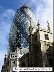 Installation of office plant displays to London's Gherkin Building