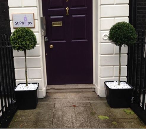 Barristers offices have plants in Birmingham & London main entrance
