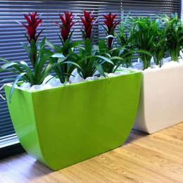 Stylish Tall Rectangular Displays In Bold Contemporary Colours